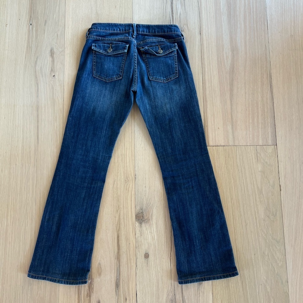Banana Republic Bootcut Fit Jeans Size 25/1 Short Medium Wash - Picture 3 of 4
